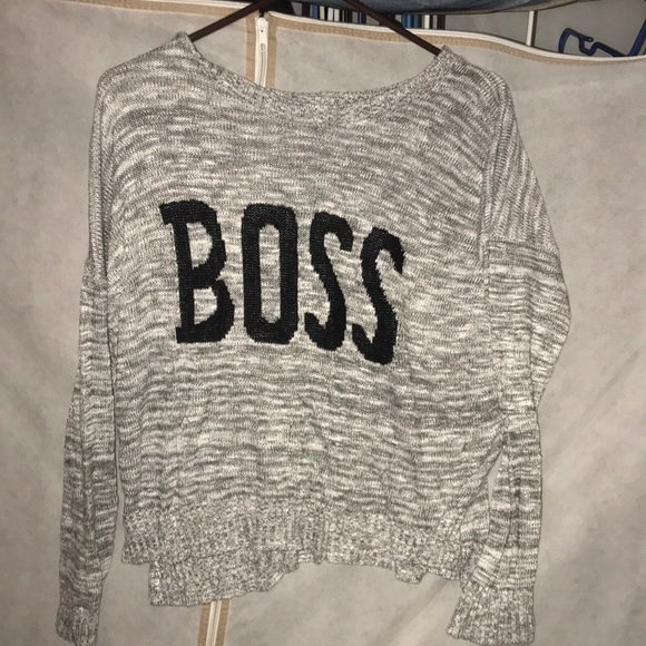 Say What? Sweaters - Boss sweater